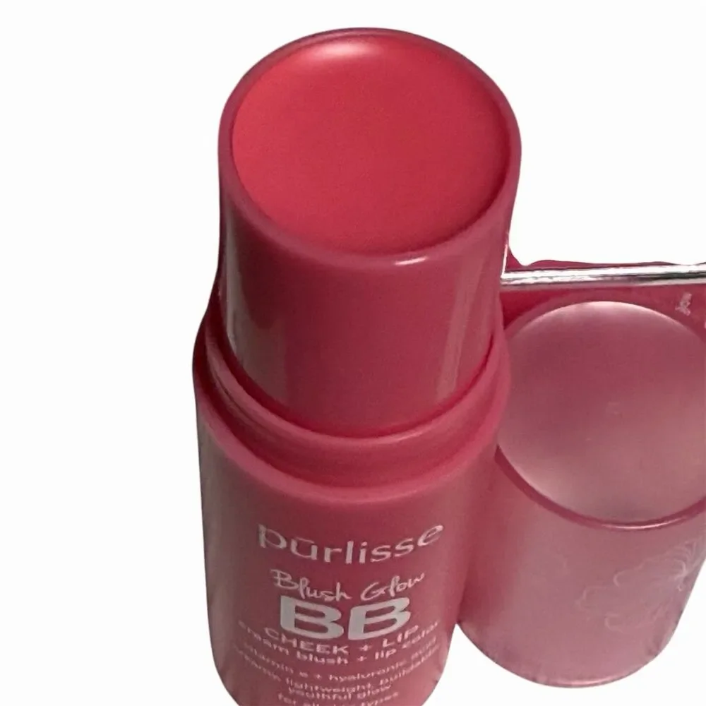 Purlisse Blush Glow BB Cheek & Lip Tint in Pink Crush 2-in-1 Cream